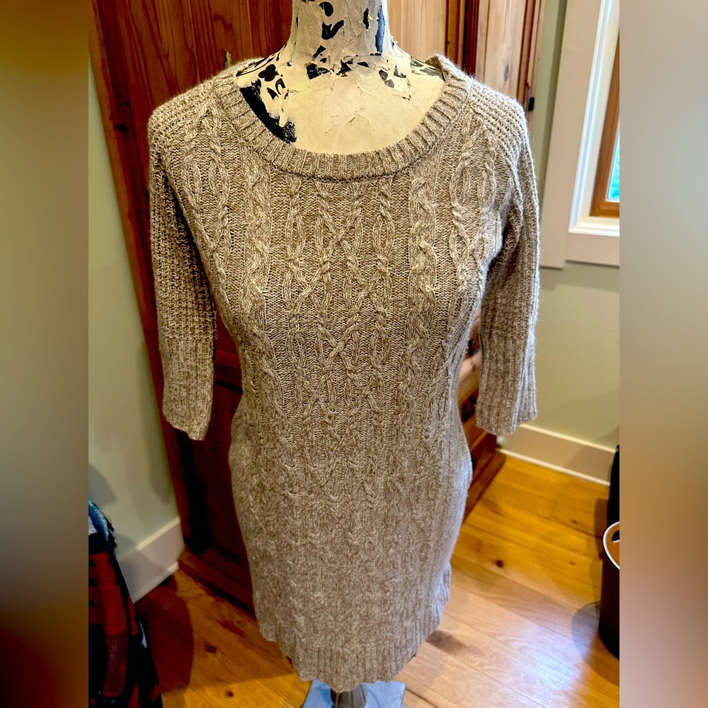 Pink Rose Ivory Petite L Sweater Dress w/Zipper *BUNDLE! 2 for $15 / 3 for $20!!